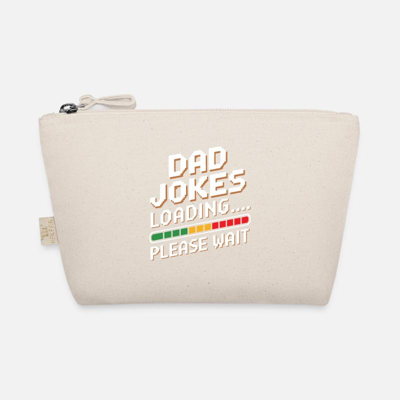 Dad Jokes Loading - Pixel Retro Humor Father Gift Bio-Täschchen