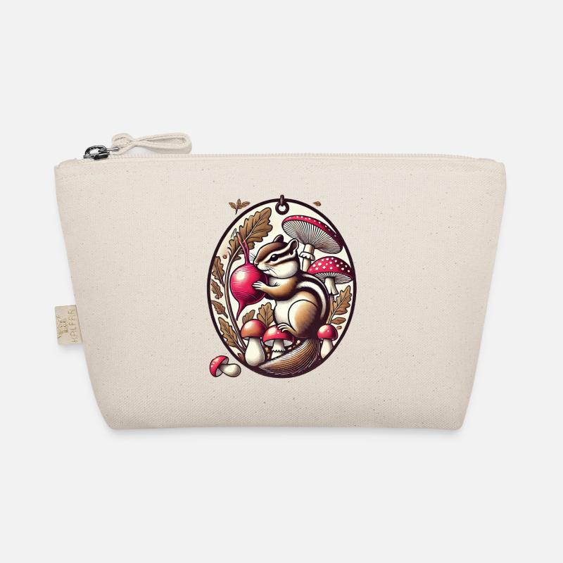 Gardening Chipmunk Organic Pouch