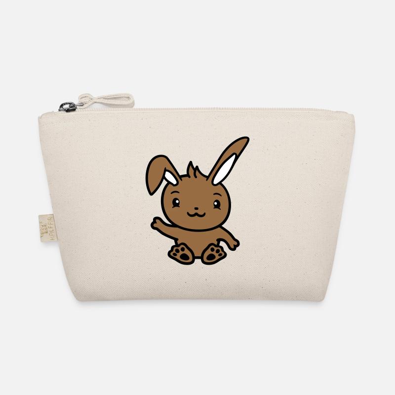 Lapin saluant amicalement la main agitant bonjour Trousse biologique