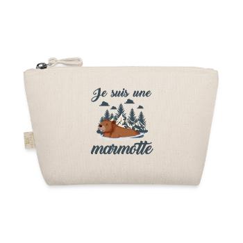 Je suis une marmotte - Trousse biologique - nature - Devant