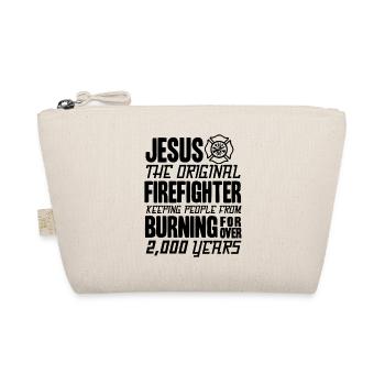 Jesus The Original Firefighter - Organic Pouch - nature - Front