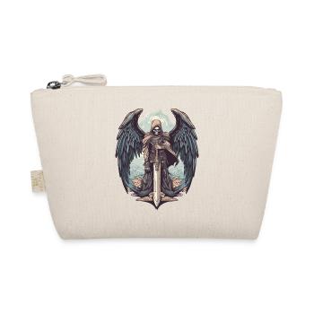 Faucheuse avec des ailes et une épée sur trans - Trousse biologique - nature - Devant