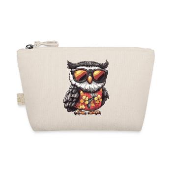 Owl Funny Summer - Organic Pouch - nature - Front