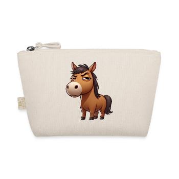 Dessin animé drôle de cheval coquin - Trousse biologique - nature - Devant