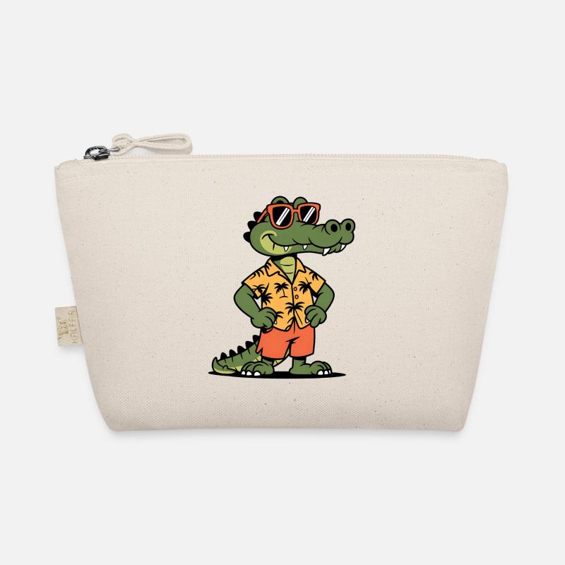 Alligator Funny Summer Organic Pouch