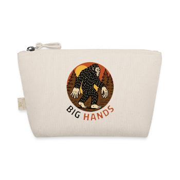 Bigfoot Vintage Forest Adventure Design - Organic Pouch - nature - Front