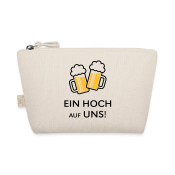 Ein Hoch Auf Uns! Bierkrüge Stoßen An (Bier / 2C) - Bio-Täschchen - Natur - Vorne