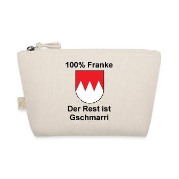 100% Franke - Der Rest ist Gschmarri - Bio-Täschchen - Natur - Vorne