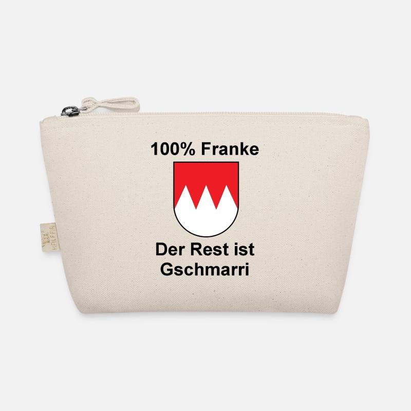 100% Franke - Der Rest ist Gschmarri - Bio-Täschchen - Natur