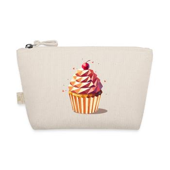 Cupcake – Farbenfrohes Design voller Genussfreude - Bio-Täschchen - Natur - Vorne