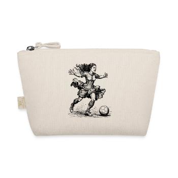 Maillot de foot femme : ballon aux pieds, victoire en vue - Trousse biologique - nature - Devant