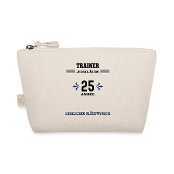 Trainer 25 Jahre Jubiläum 25. jähriges Jubilaeum - Bio-Täschchen - Natur - Vorne