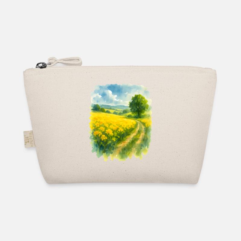 Paysage printanier avec champ de colza Trousse biologique