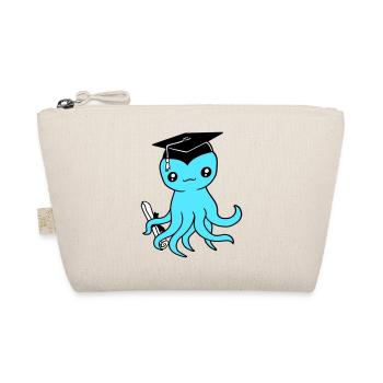 Oktopus Schulabschluss Abitur bestanden College - Bio-Täschchen - Natur - Vorne