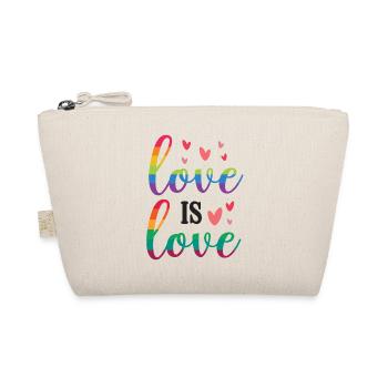 Mois de la fierté LGBT - Love is Love - Trousse biologique - nature - Devant