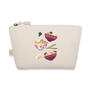 Ramen Japanisches Essen Katzen Design - Bio-Täschchen - Natur - Vorne