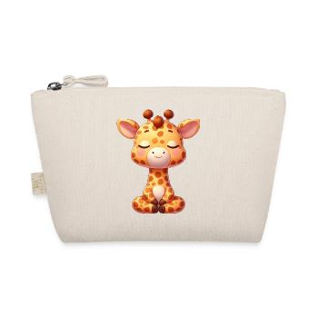 Cute Giraffe Yoga Meditation Relaxation Chill - Organic Pouch - nature - Front