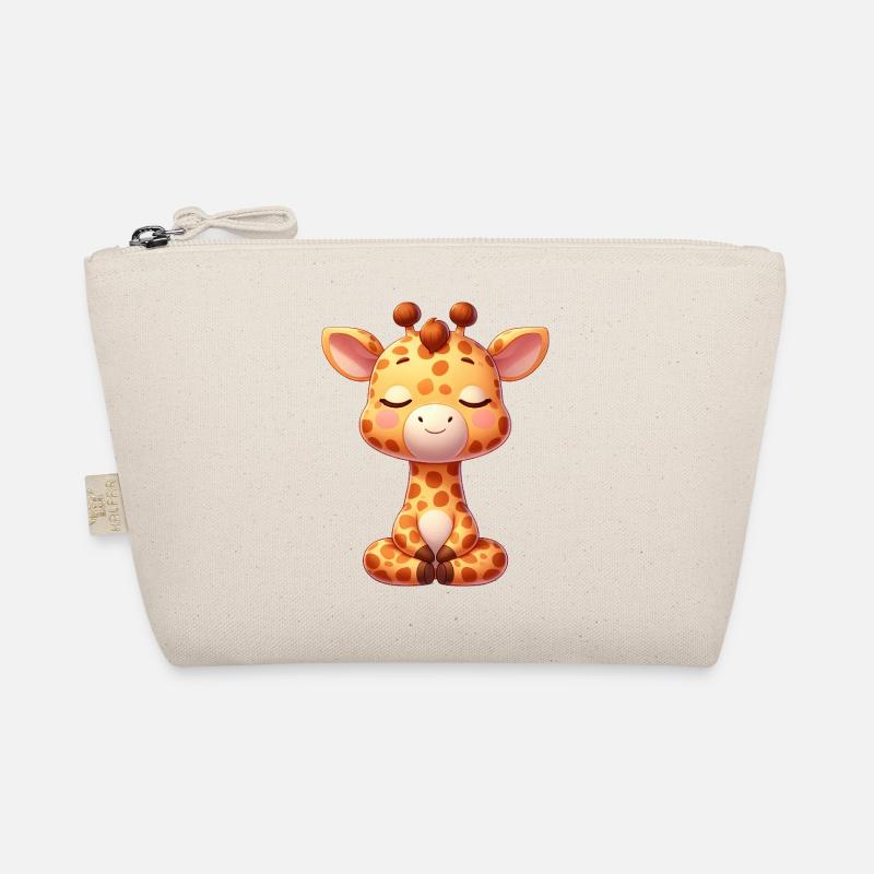 Cute Giraffe Yoga Meditation Relaxation Chill Organic Pouch