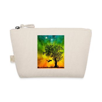 Child on the swing - Organic Pouch - nature - Front