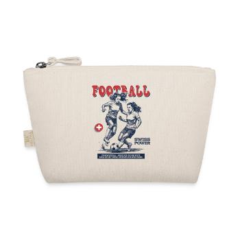 Stärke mit Überblick: Nati Fußballerin Shirt - Bio-Täschchen - Natur - Vorne