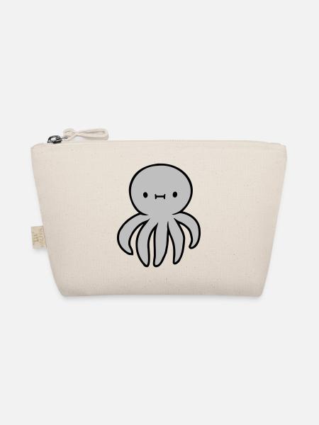 Pieuvre Pieuvre Pieuvre Calmar Mignon Calmar géant Drôle - Trousse biologique - nature - Devant