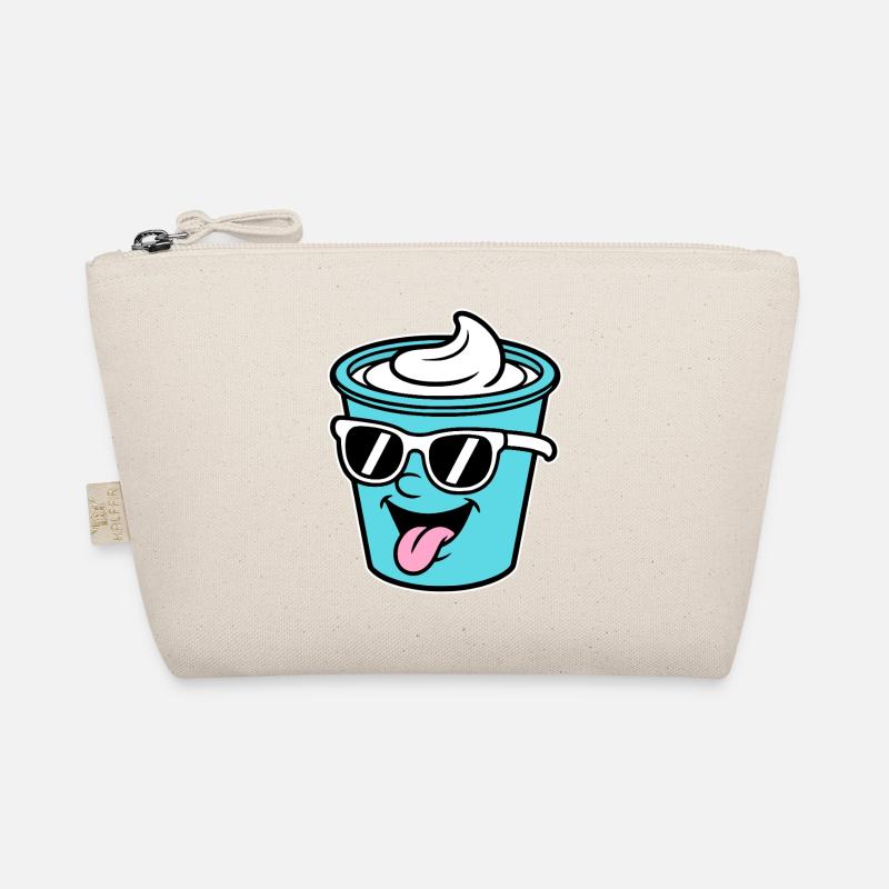 tasses Crème Frech Yaourt Crème Crème Glace Pudding Trousse biologique