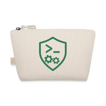 Code Shield with Gears - Organic Pouch - nature - Front