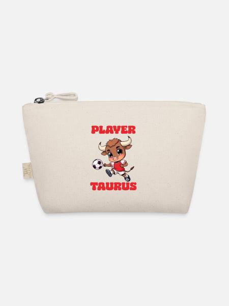 Football Joueur de football Taureau Signe du zodiaque Taureau - Trousse biologique - nature - Devant