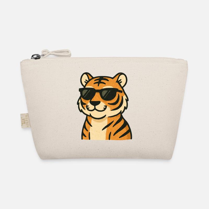 tiger comic - Bio-Täschchen - Natur