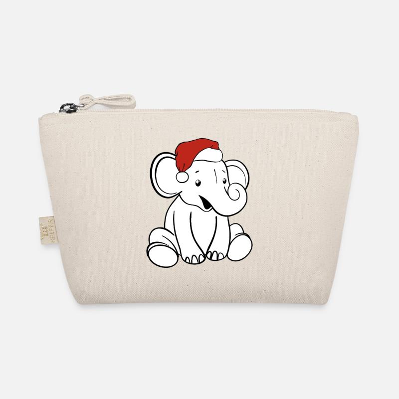 Éléphant Bébé Noël Trousse biologique