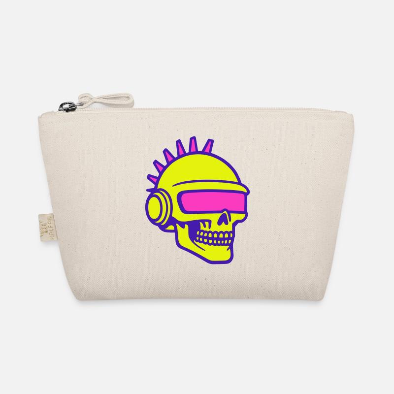 Future Skull Punk - Bio-Täschchen - Natur