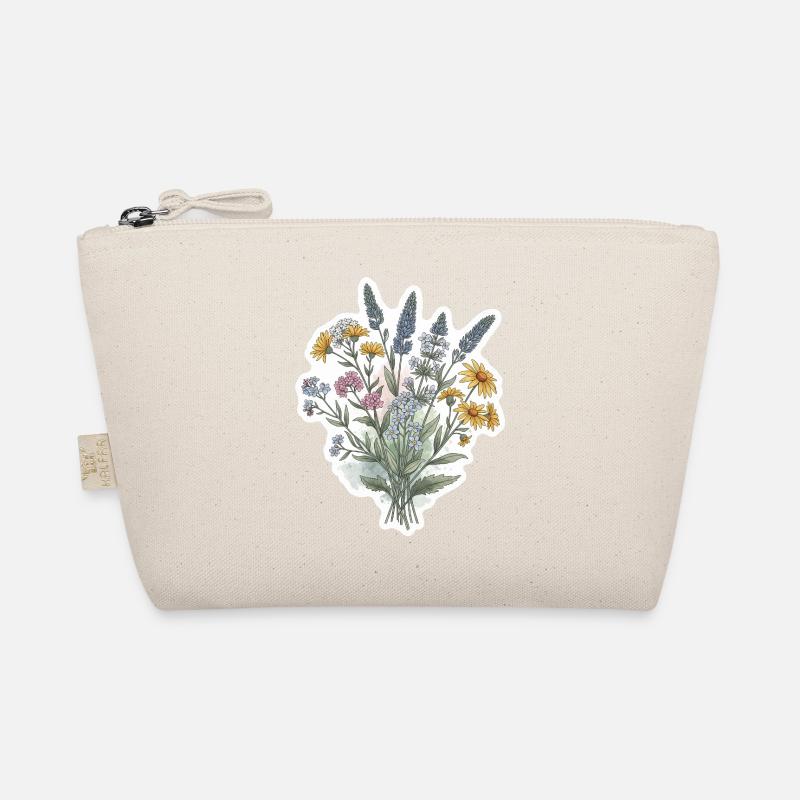 Illustration botanique de fleurs sauvages Trousse biologique