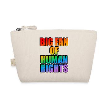 Rainbow Human Rights Celebration Tee - Organic Pouch - nature - Front