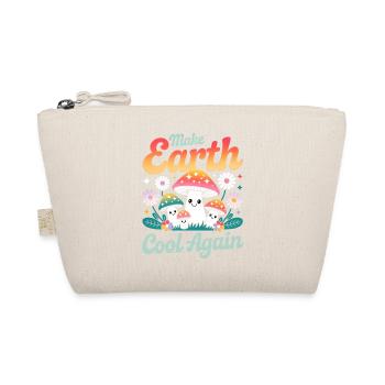 Make Earth Cool Again Kawaii Mushrooms - Organic Pouch - nature - Front