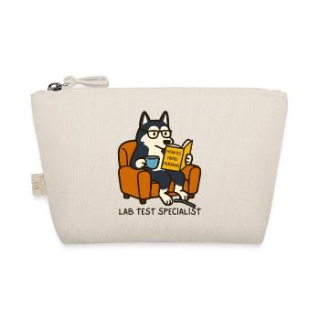 Husky Lesebrille T-Shirt Design - Bio-Täschchen - Natur - Vorne