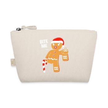 Gingerbread Man Christmas Gingerbread Lebkuchen - Organic Pouch - nature - Front