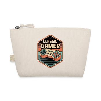 Badge de manette rétro Classic Gamer - Trousse biologique - nature - Devant