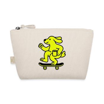 Skater Dog - Bio-Täschchen - Natur - Vorne