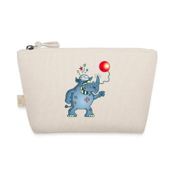 Rhinoceros and bilboquet - Organic Pouch - nature - Front