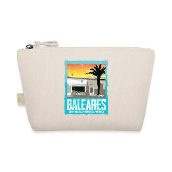 Balearic Islands Sunset Silhouette - Organic Pouch - nature - Front