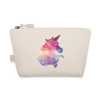 unicorn glitter - Organic Pouch - nature - Front