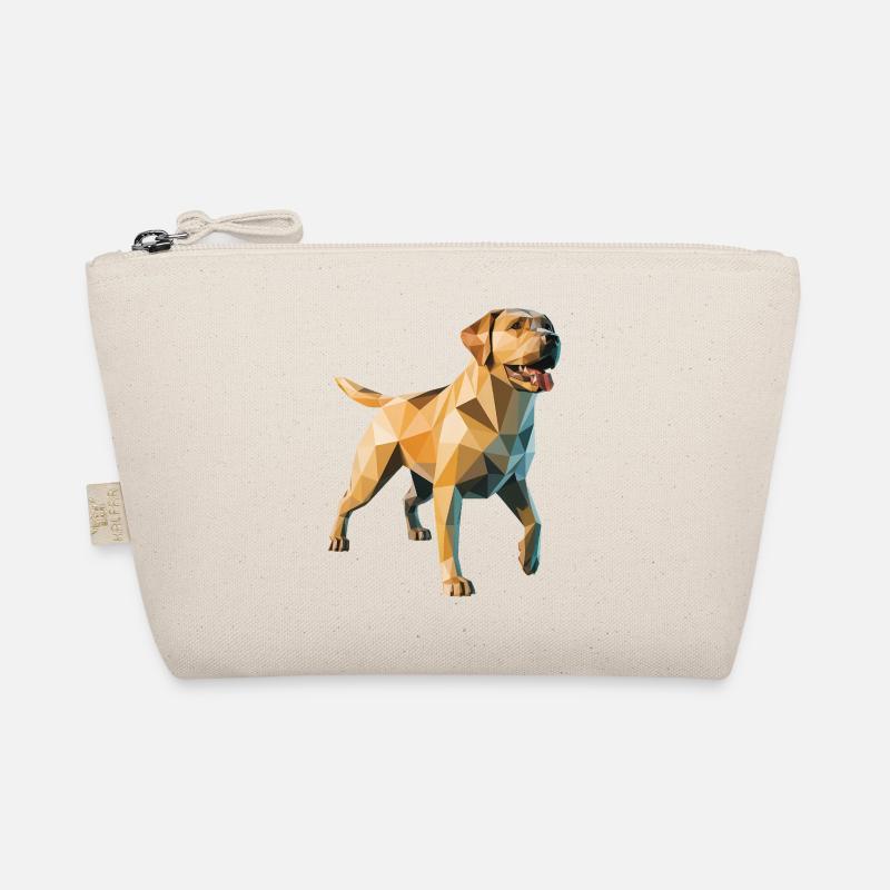 Labrador Retriever - Cooles Low Poly Logo Bio-Täschchen