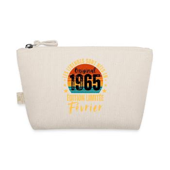 Vintage February 1960 – Anniversair Limited Edition - Organic Pouch - nature - Front