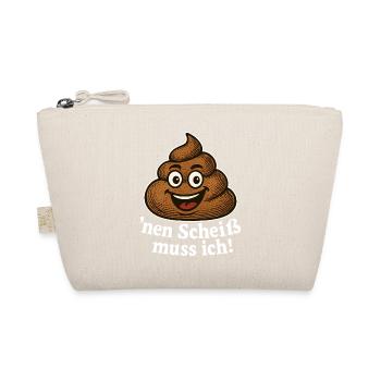I have to give a shit Funny poop pile saying - Organic Pouch - nature - Front