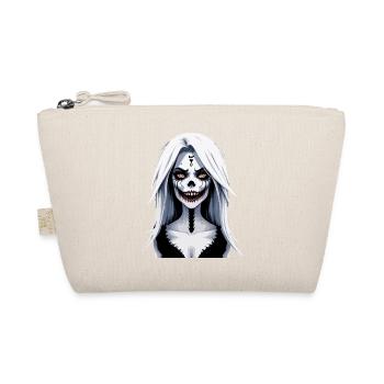 Skeleton Face Banshee Halloween - Organic Pouch - nature - Front