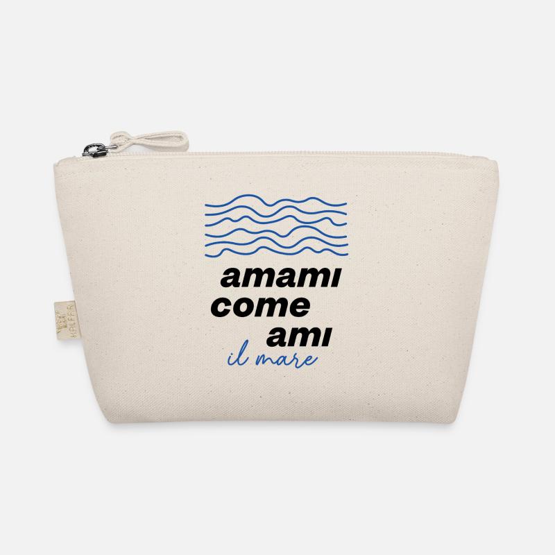 Blue Waves The Sea Design Organic Pouch