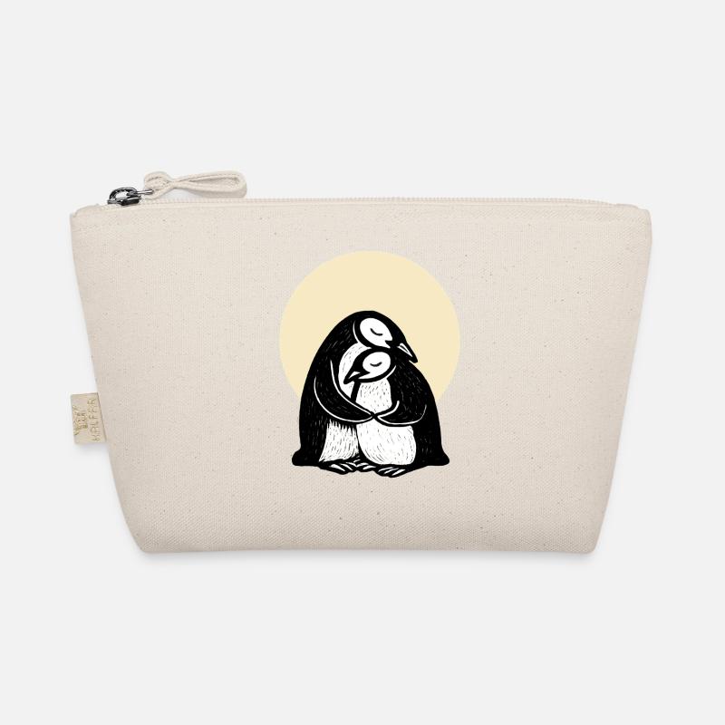 Hugging Penguins Duo Organic Pouch