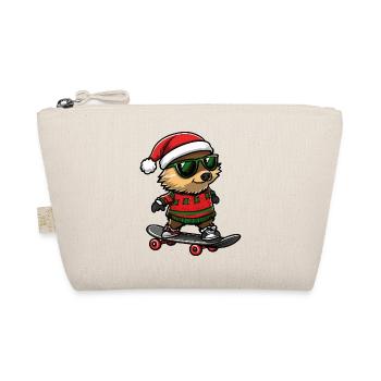 Hérisson Noël Drôle - Trousse biologique - nature - Devant