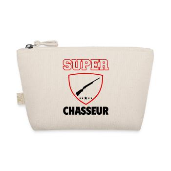 Super Hunter, Father's Day, Christmas - Organic Pouch - nature - Front