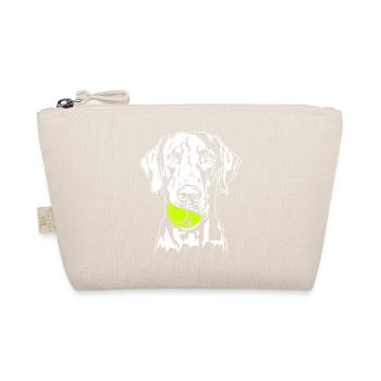 Dobermann Ball Balljunkie Hunde Wilsigns - Bio-Täschchen - Natur - Vorne